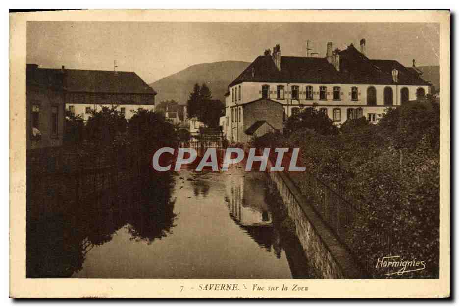 CPA Saverne Vue sur la Zorn