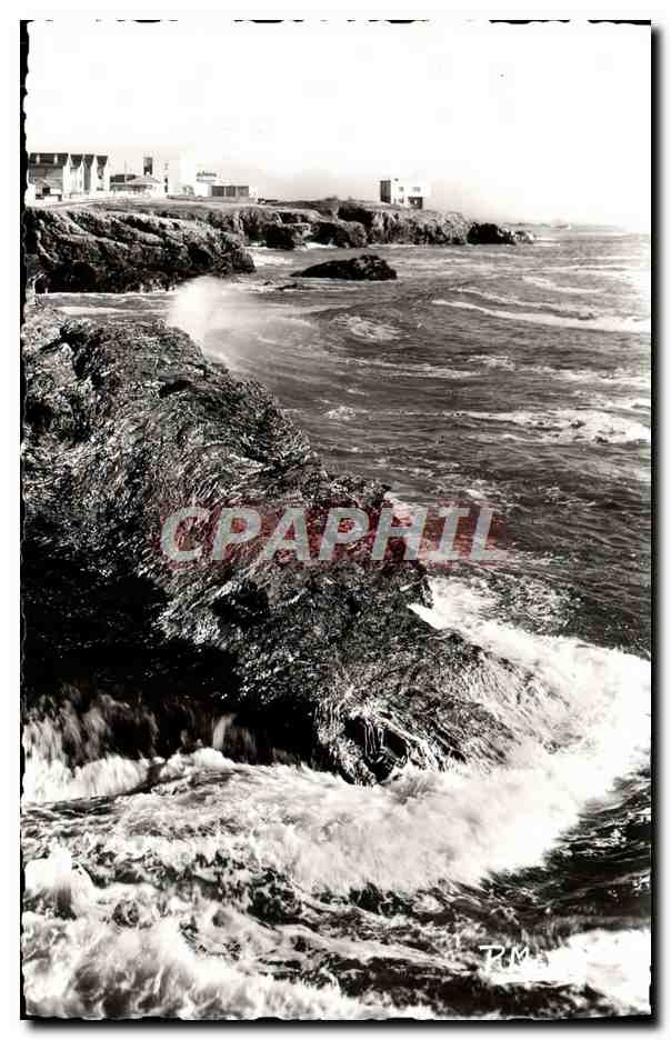 Croix-de-Vie et Sion — Tempête sur la Corniche — Éditions P. Marlin, Les Sables-d'Olonne