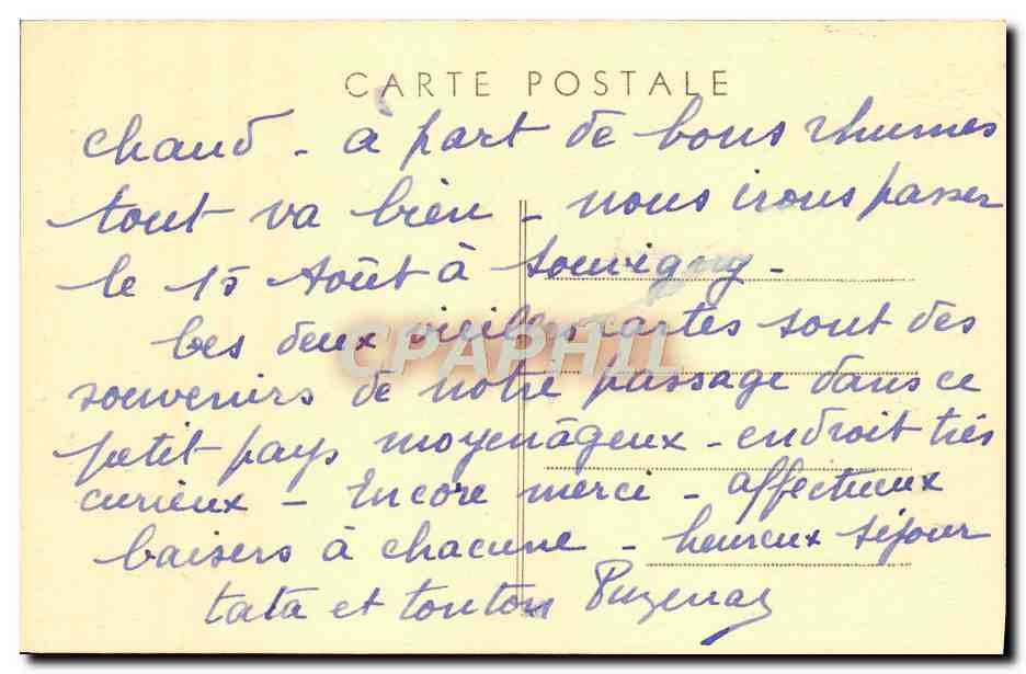 ST-MENOUX (Allier) — D'éambulatoire, côté gauche — éditeur C. Pin — Achterkant