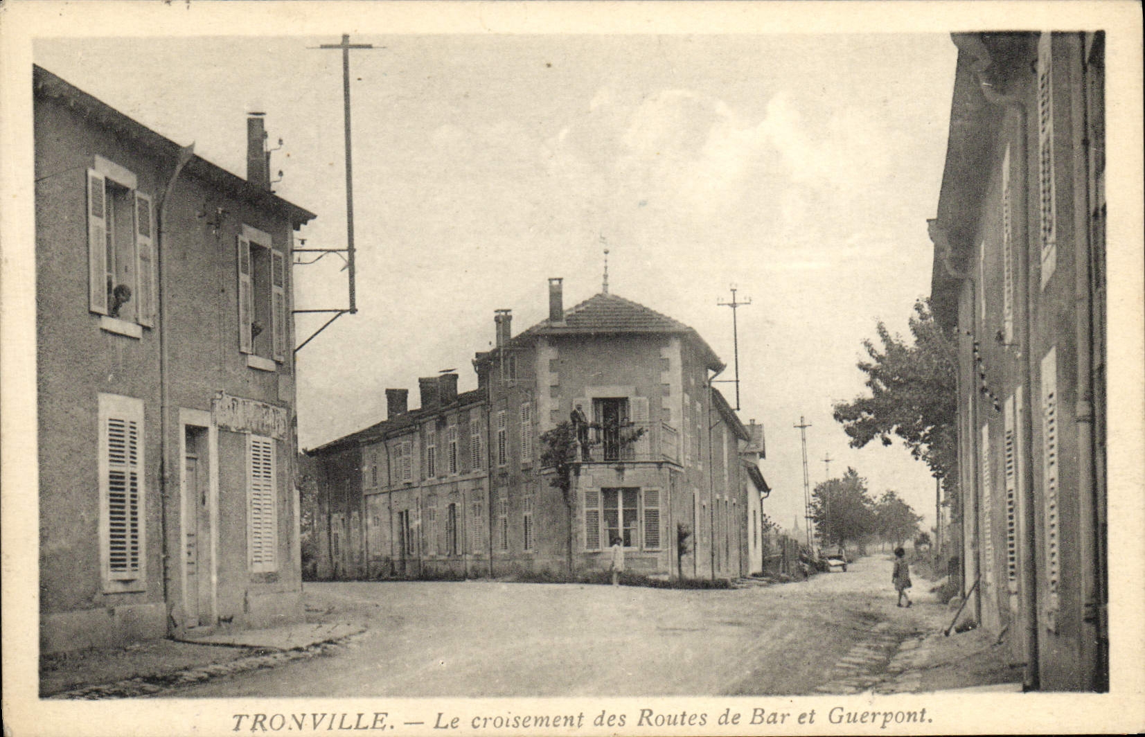 Tronville — Le croisement des Routes de Bar et Guerpont — Éd. Ackermaan