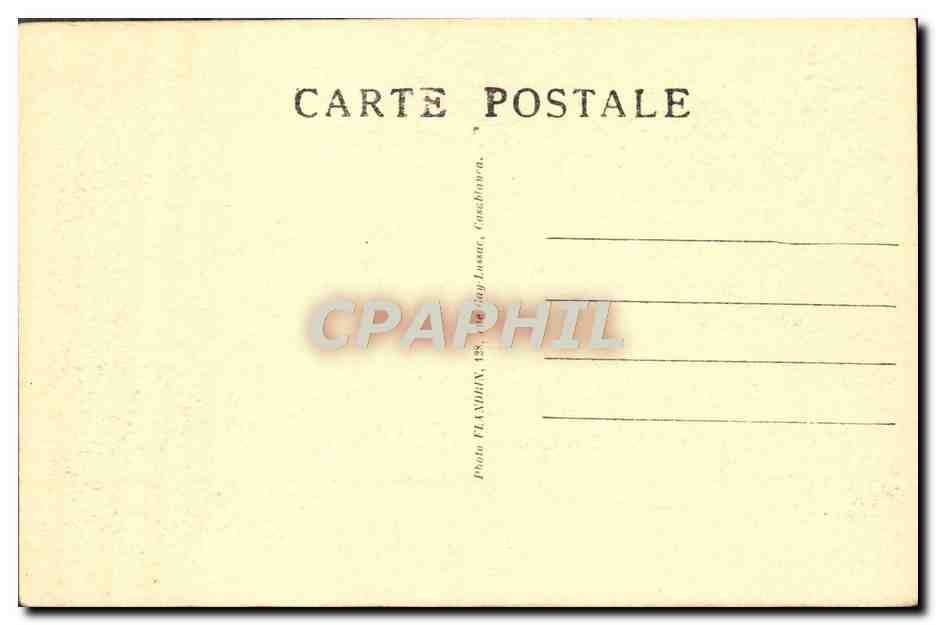 CPA Volubilis Arc de Triomphe de Caracaila  — Back