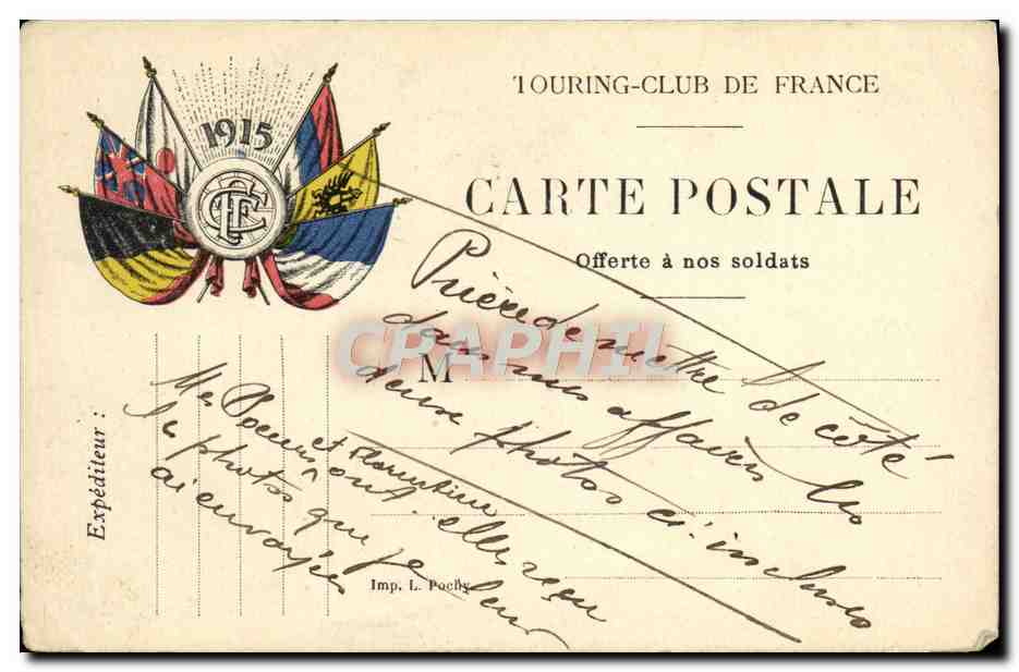 CPA Touring Club de France 1915