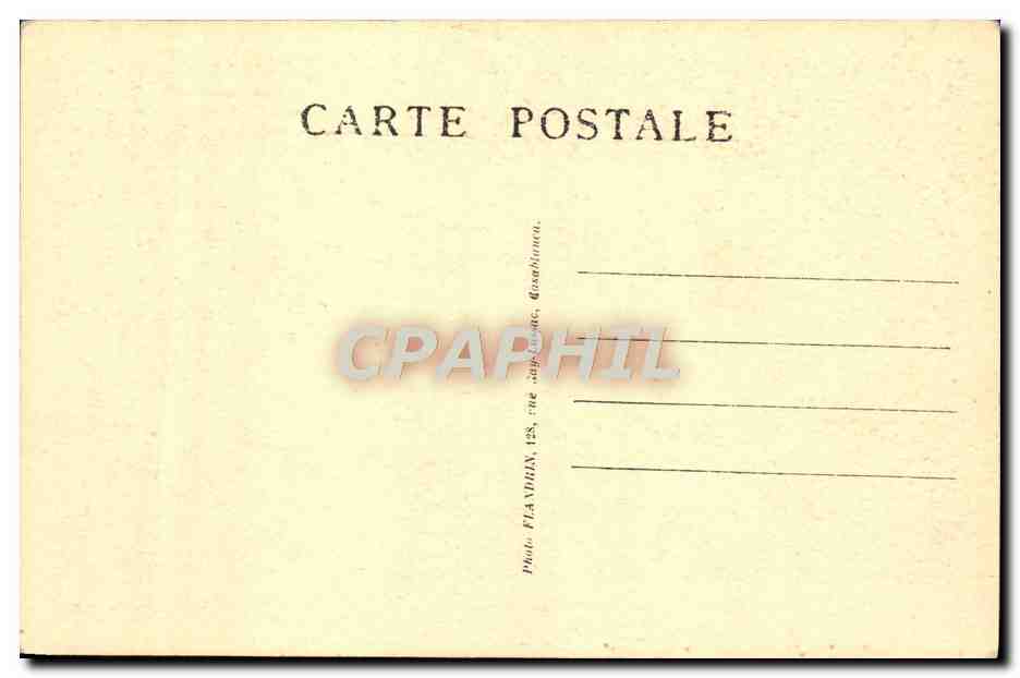 CPA Moulay Idriss Le Tombeau du Saint Idris II — Back