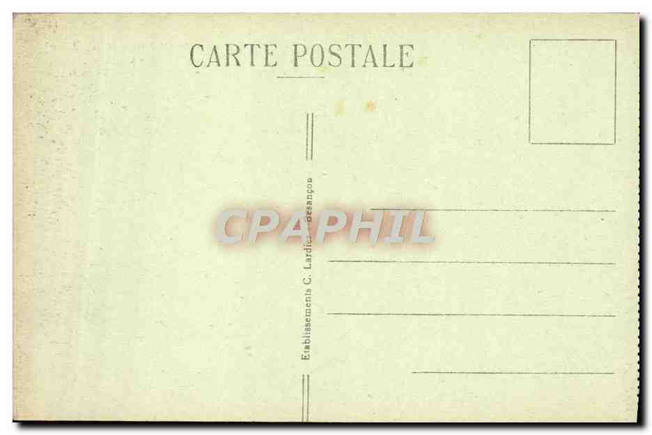 CPA Sites Pittoresques de Franche Comte Saint Claude Le Pont suspendu — Rückseite