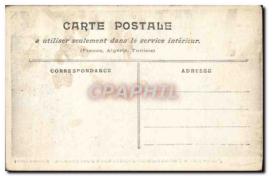 CPA Janvier 1910 Neuilly Saint James Sortie d'une propriete — Rückseite