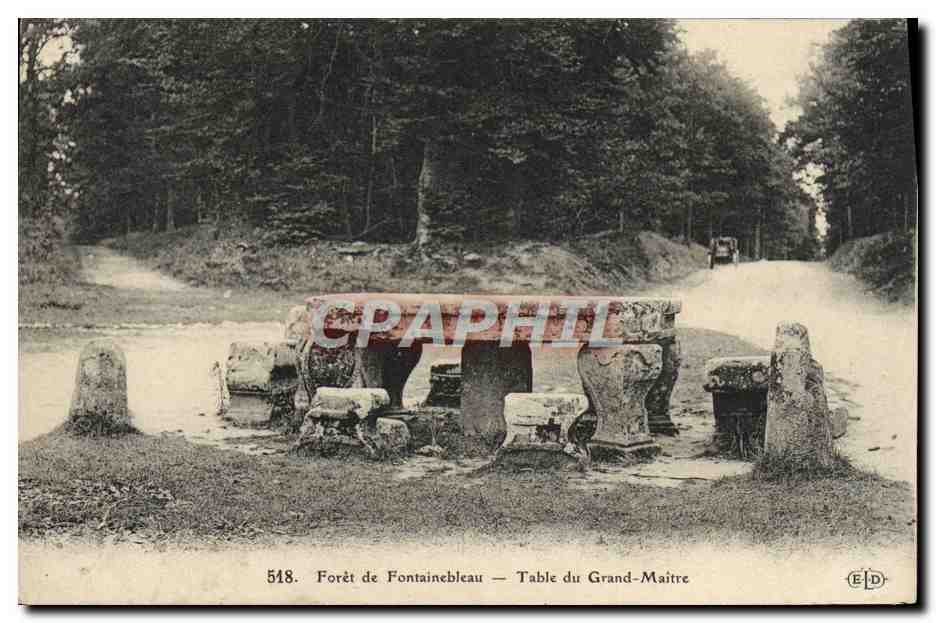 Forêt de Fontainebleau — Tafel des Großmeisters — Edition E.D. n°518