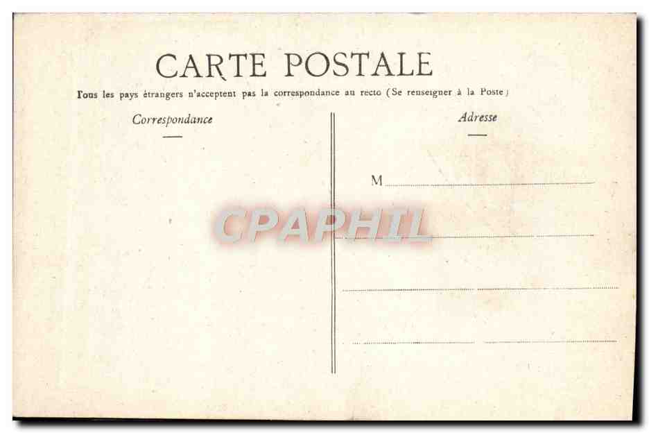 Ypres — Le beffroi des halles après le bombardement — GEO 172-1915 — Verso