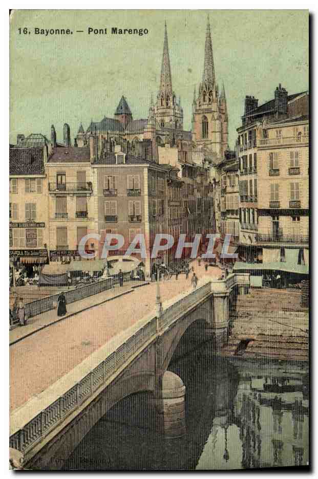 Bayonne — Pont Marengo — éditeur C. Fournil, n°16