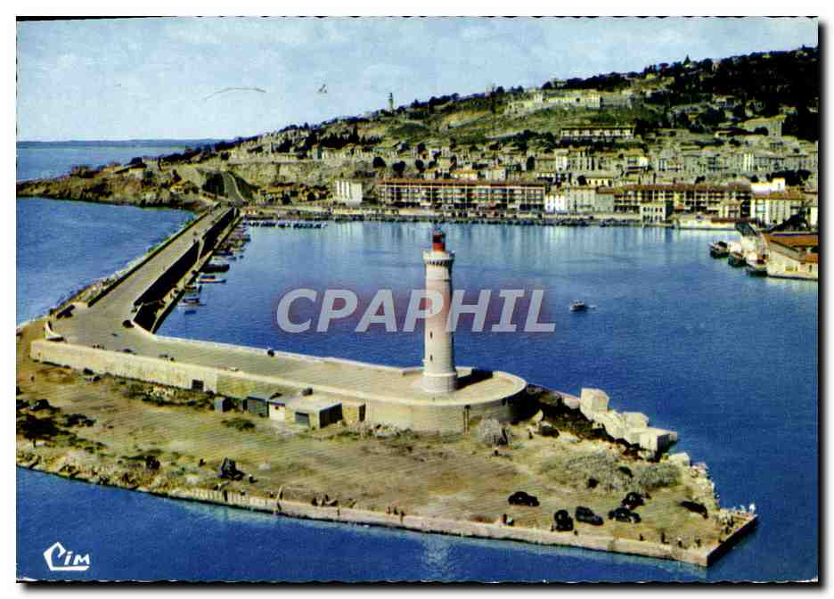 CPM Sete Vue Aerienne Le phare 