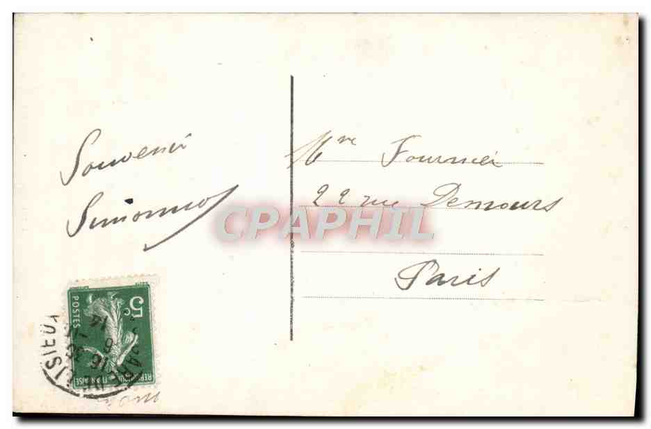 CPA Guillaume Empereur II Barbare et Roi Parjure France Viens Nous Delivrer de ce Monstre Militaria Alsace Serpent — Rückseite