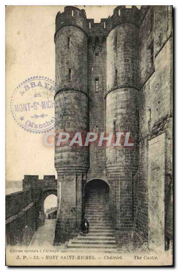 CPA Mont Saint Michel Chatelet