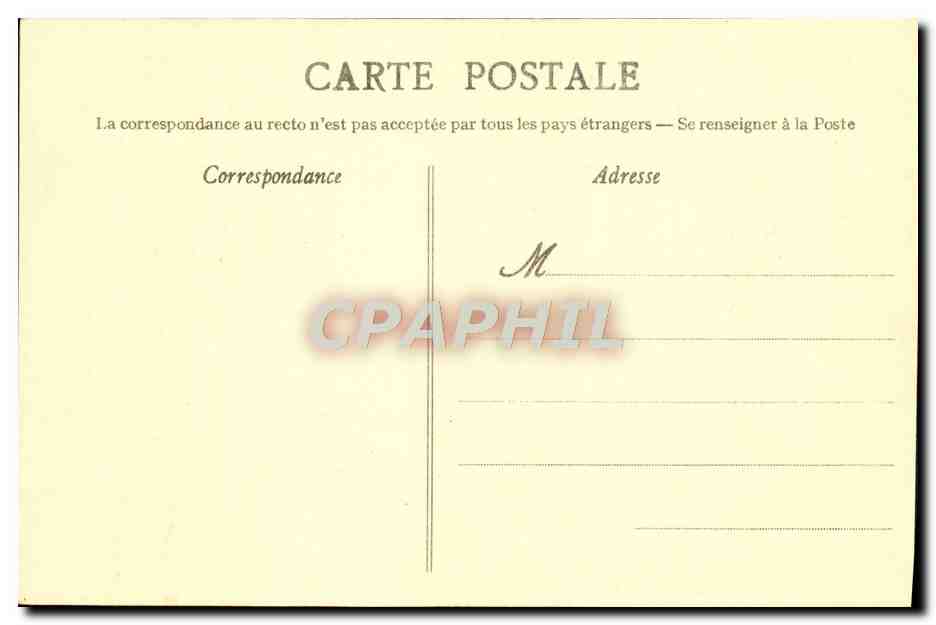 CPA Le Voeu du Mousse Chapelle du Port Blanc le taleau de Bouille — Verso