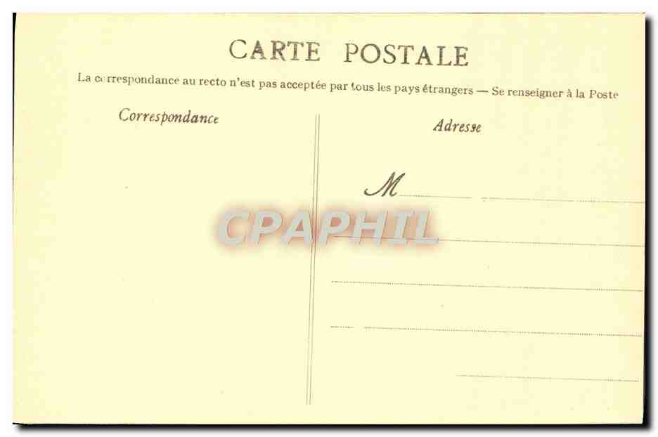 Le Chaos - Huelgoat — d'après le tableau de E. BOUILLE — Verso
