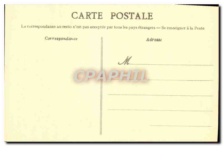 CPA Retour de peche d'apres le tableau de Etienne Bouille — Verso