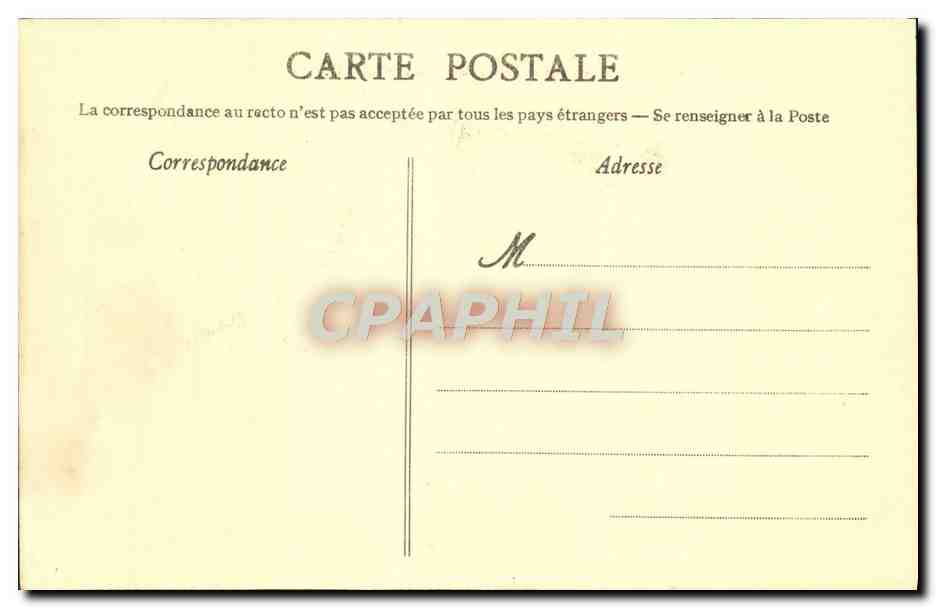CPA Un jour de tempete Ile de Brehat d'apres le tableau de Etienne Bouille — Verso