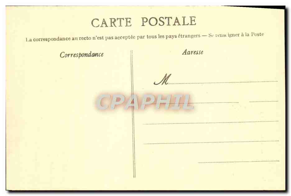 CPA La Femme du Pecheur d'apres le tableau de Bouille — Verso