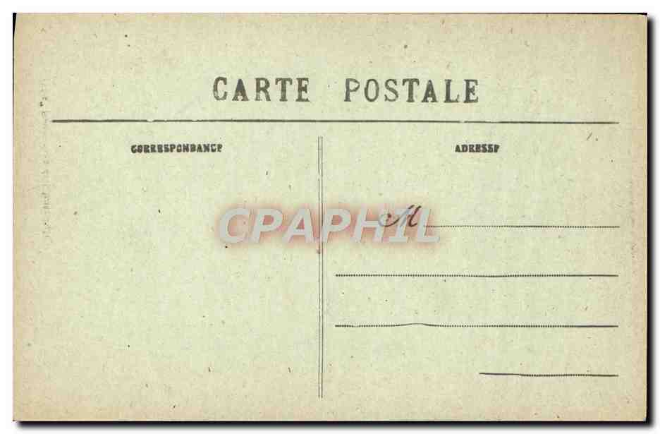CPA Jeanes Gens de Chateaulin Folklore  — Verso