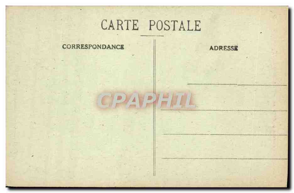 CPA Costumes Ordinaire Plougastel Daoulas Folklore  — Verso