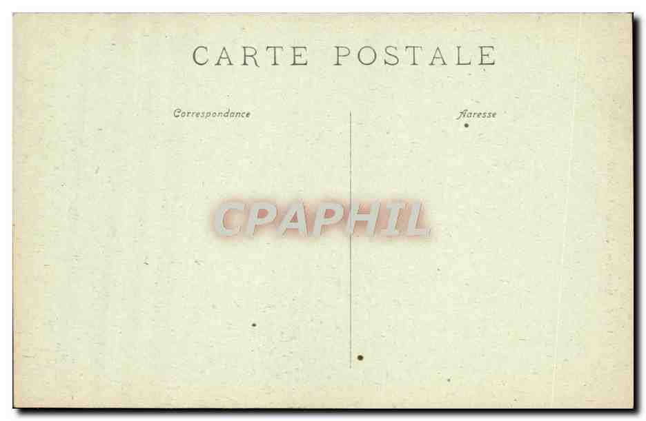 CPA Pensive Jeune Fille de L'Ile de Sein Folklore  — Verso