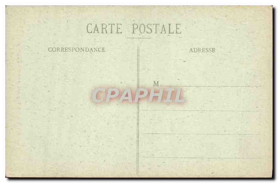 CPA Homme et Femme du Pays de Leon Folklore  — Back