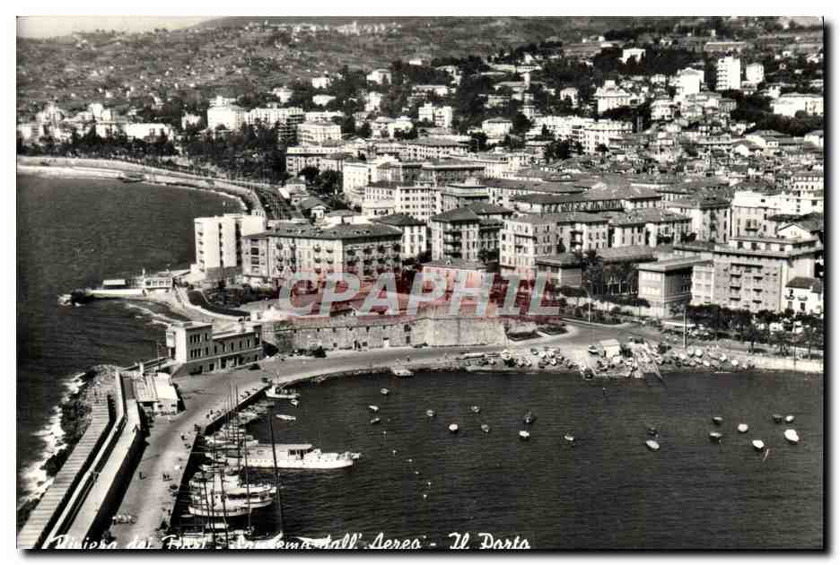 CPM Riviera del Fiori Sanremo dall Aereo il porto