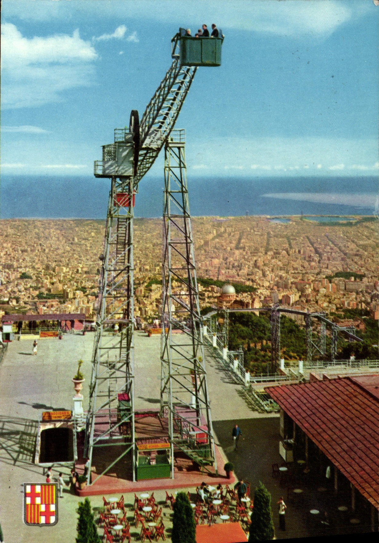 Vue partielle de Barcelone depuis le Tibidabo — Éditions TISA, n°9 - Anverso