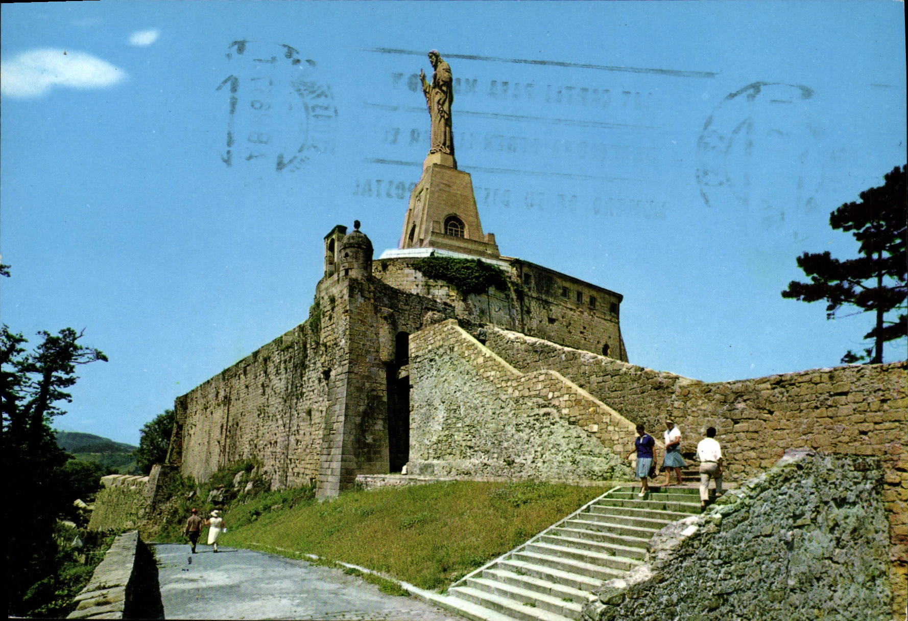 Monumento al Sagrado Corazón en el monte Urgull — San Sebastián — Ediciones de Madrid