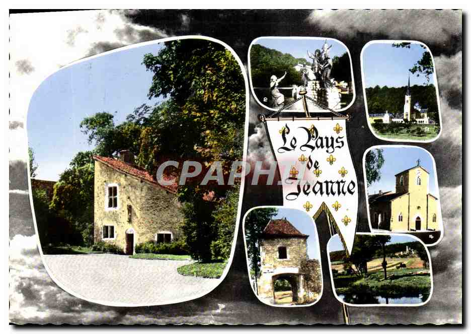 Das Land der Jeanne d'Arc — Collagen ikonischer Orte — Editionen « Le Château »