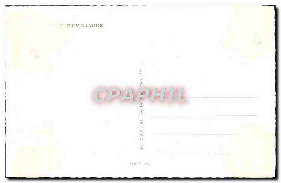 Côte d'Émeraude — Mont-Saint-Michel, Cancale, St-Malo, St-Servan — Éditeur C.A.P. Paris — Reverso