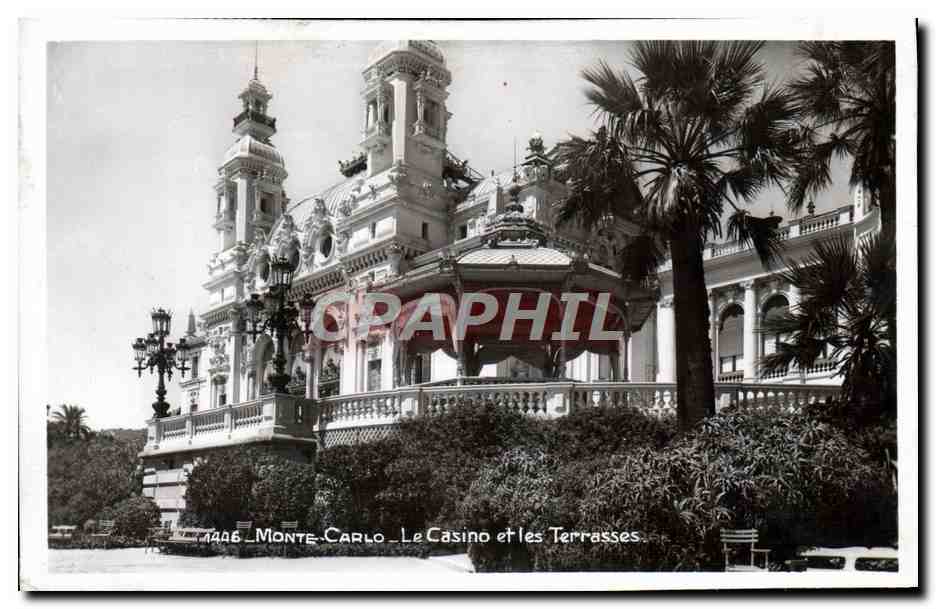 CPM Monte Carlo Le Casino Et Les Terrasses