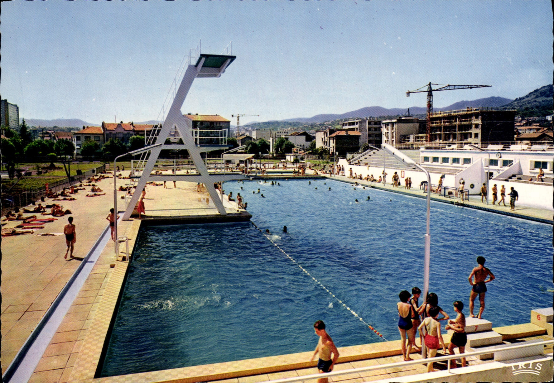 Piscine du stade nautique — Clermont-Ferrand — Éditions La Cigogne