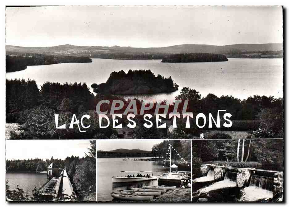 CPM Lac Des Settons Les Deux Iles La Digue L'Embarcadere