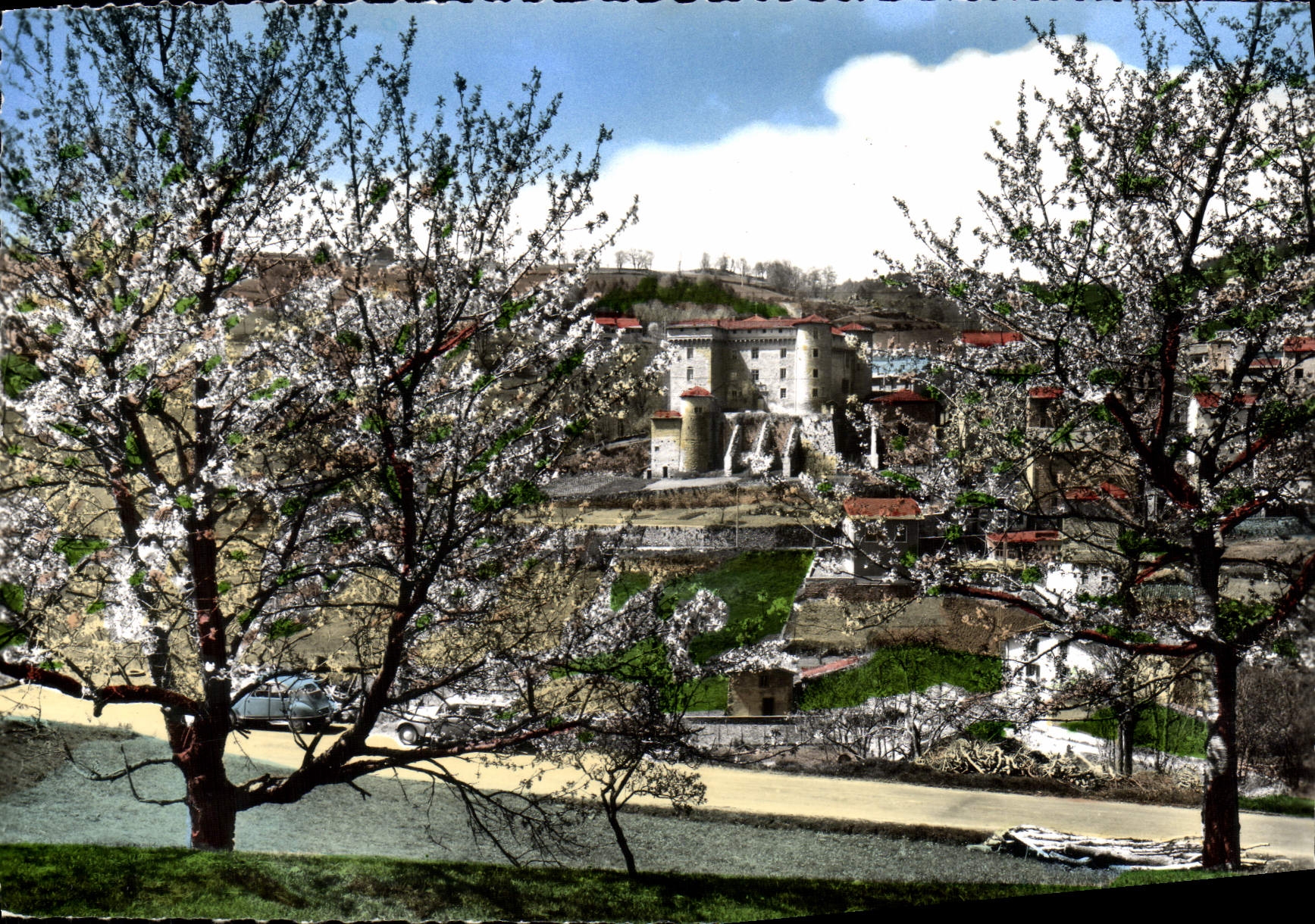 CPM Chalmazel Le Chateau Seigneurie de Marcilly et de Talaru