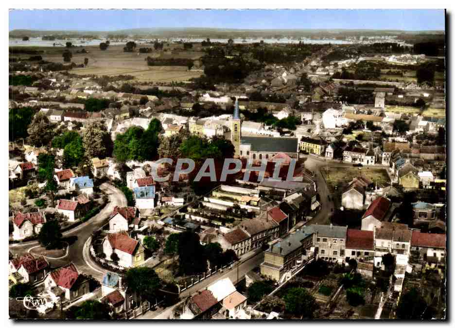 CPM Vieux Conde Vue Generale Aerienne