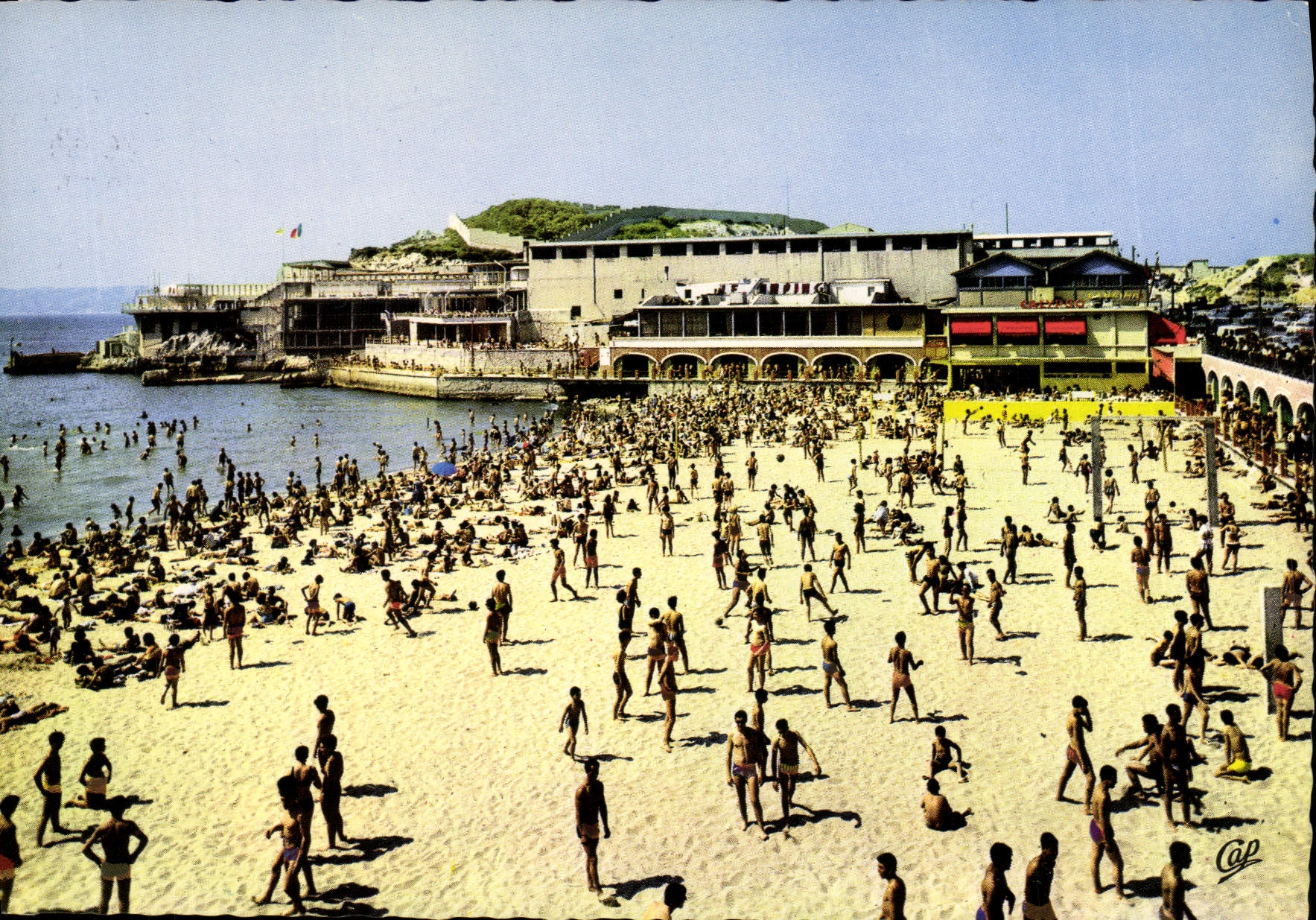 CPM Marseille Plage Des Catalans