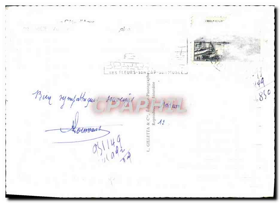 CPM Nice — Verso