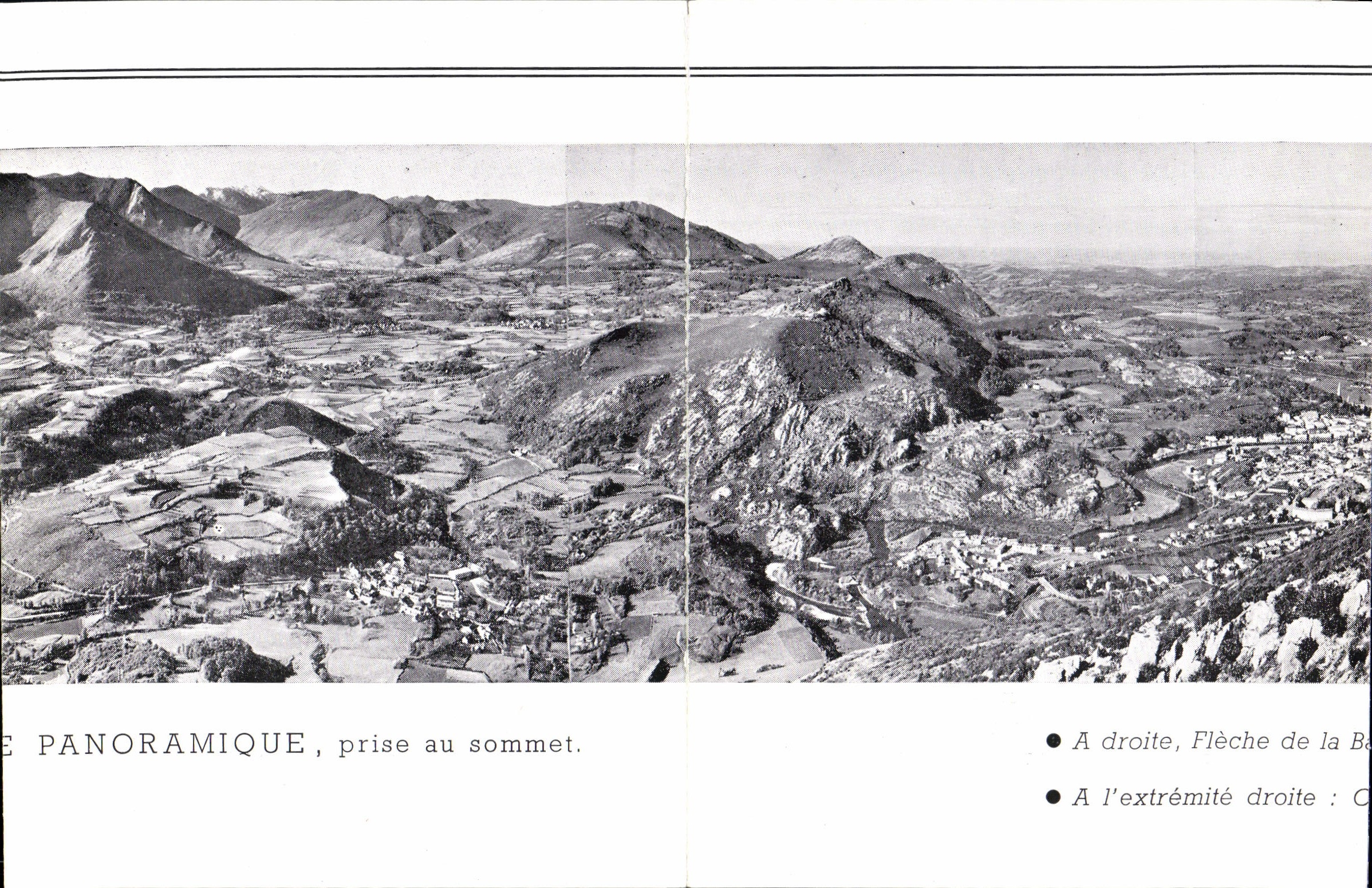 Petit livret Panoramique Prise Du Sommet Funiculaire Du pic Du Grand Jer