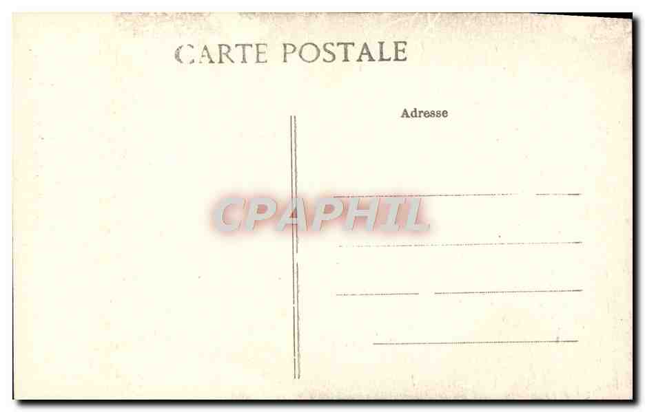 CPA Villebadin Chateau d'Argentelles — Rückseite