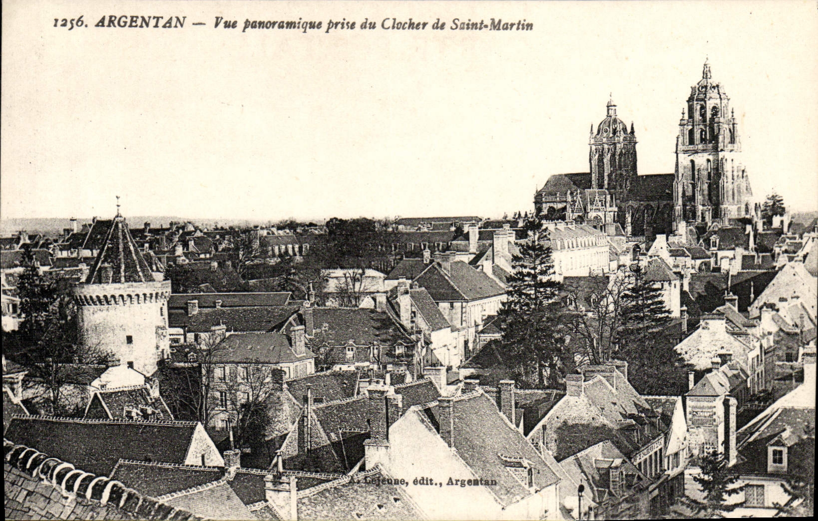 CPA Argentan Vue Panoramique Prise Du Clocher De Saint Martin