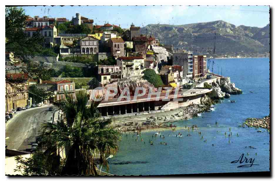 CPM Marseille Promenade De La Corniche Anse Du Prophete