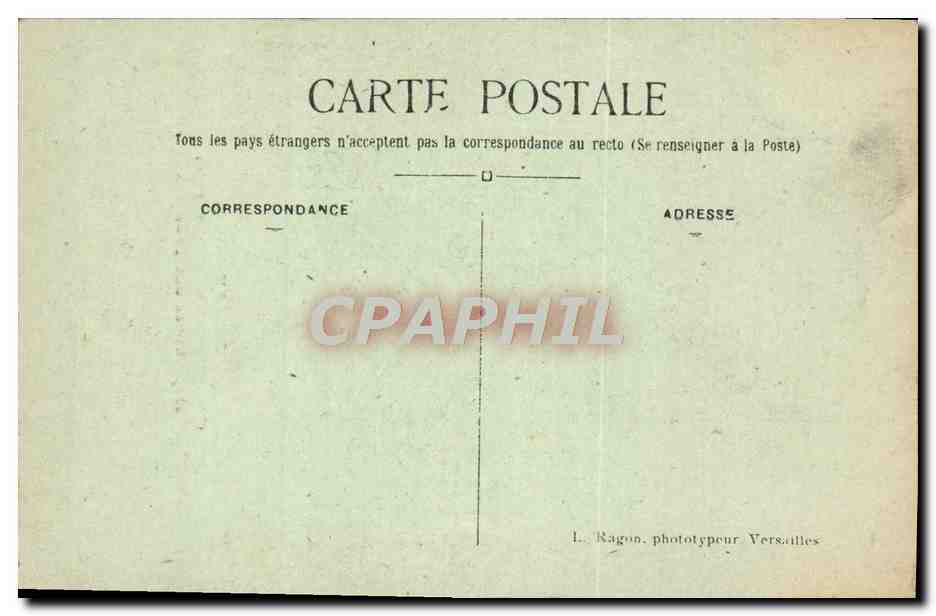 CPA Josephine Imperatrice Des Francais Vicomtesse de Beauharnais  — Verso