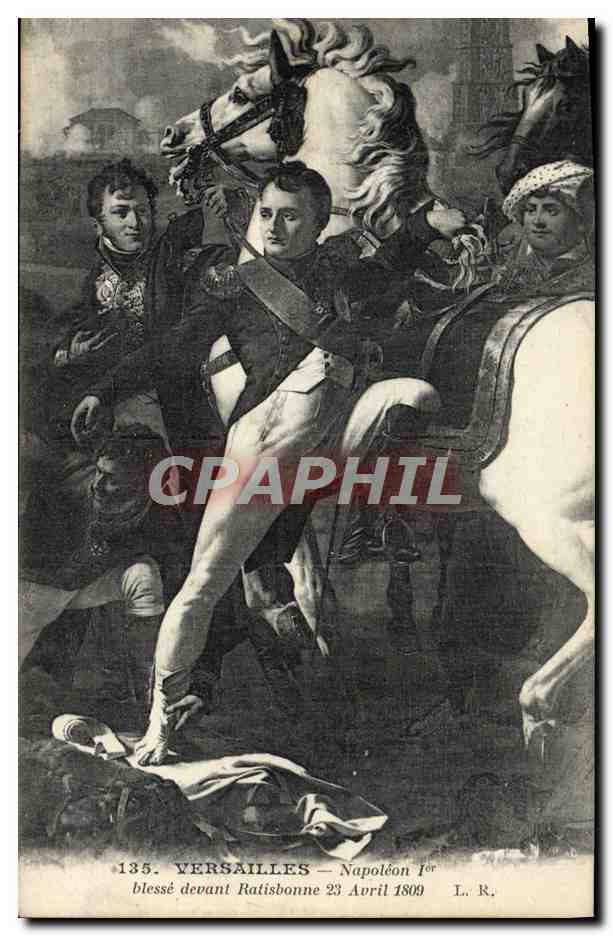 CPA Versailles Napoleon 1er Blesse Devant Ratisbonne Militaria