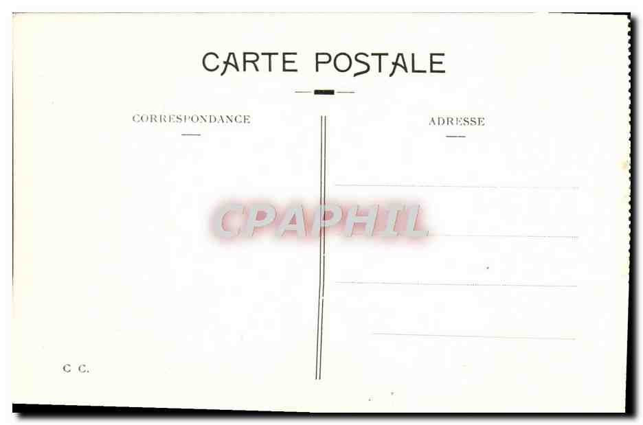 CPA Pau Vue Generale La Caserne Militaria — Rückseite