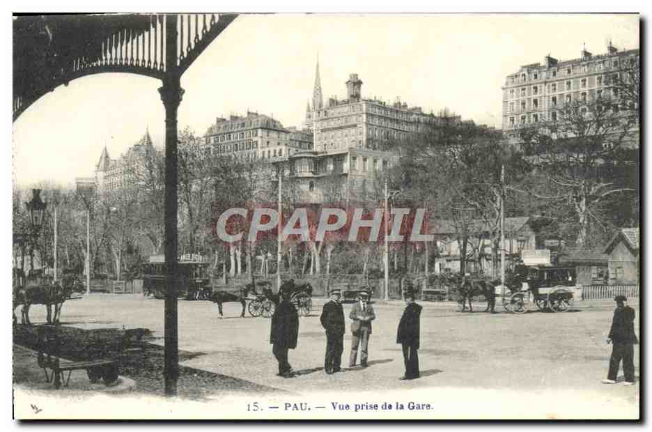 Pau — Vue prise de la Gare — C.C.