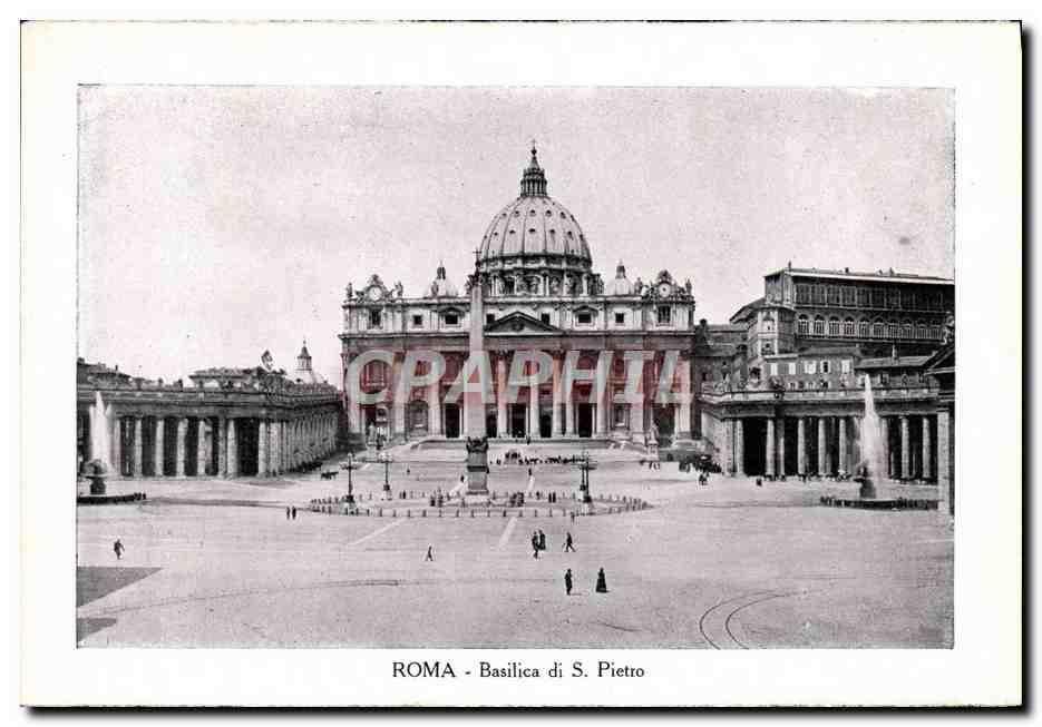 CPA Roma Basilica Di S Pietro