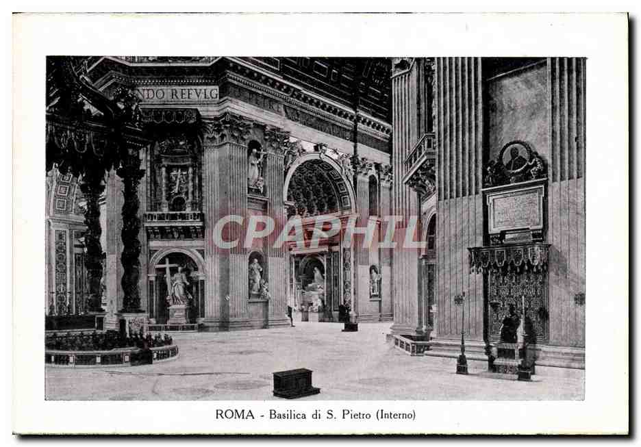 CPA Roma Basilica Di S Pietro