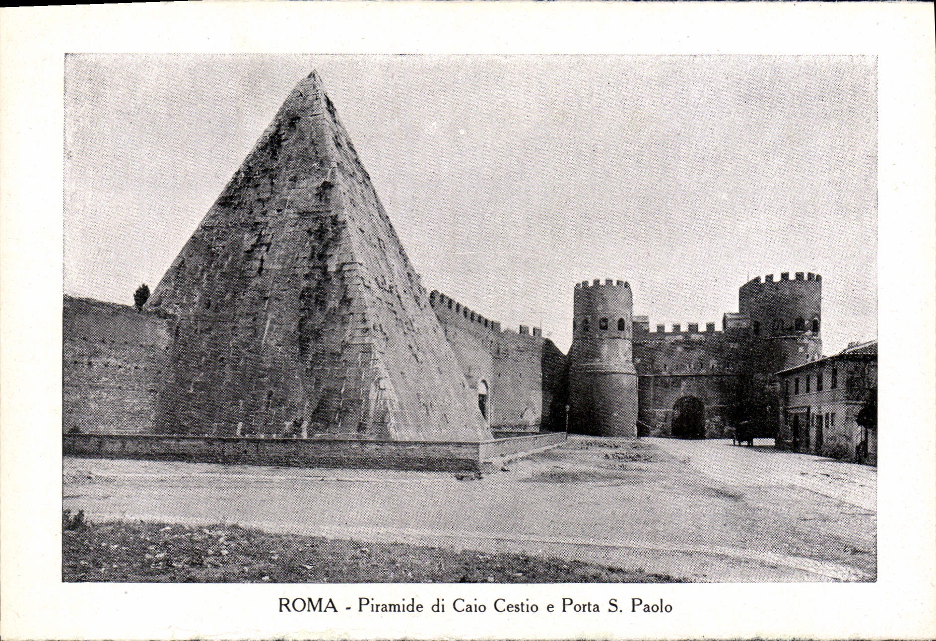 CPA Roma Piramide Di Caio Cestio E Porta S Paolo