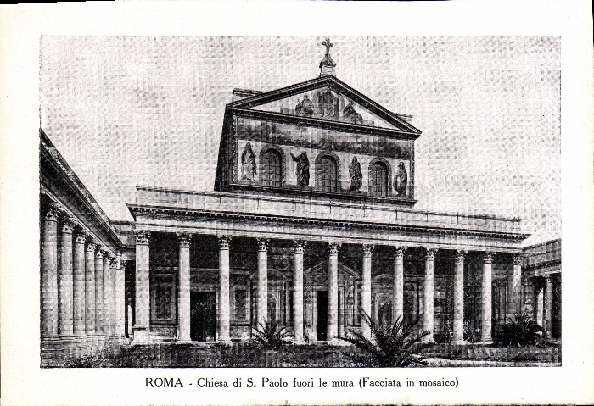 CPA Roma Chiesa Di S Paolo Fuori Le Mura