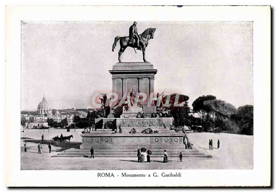CPA Roma Monumento A G Garibaldi