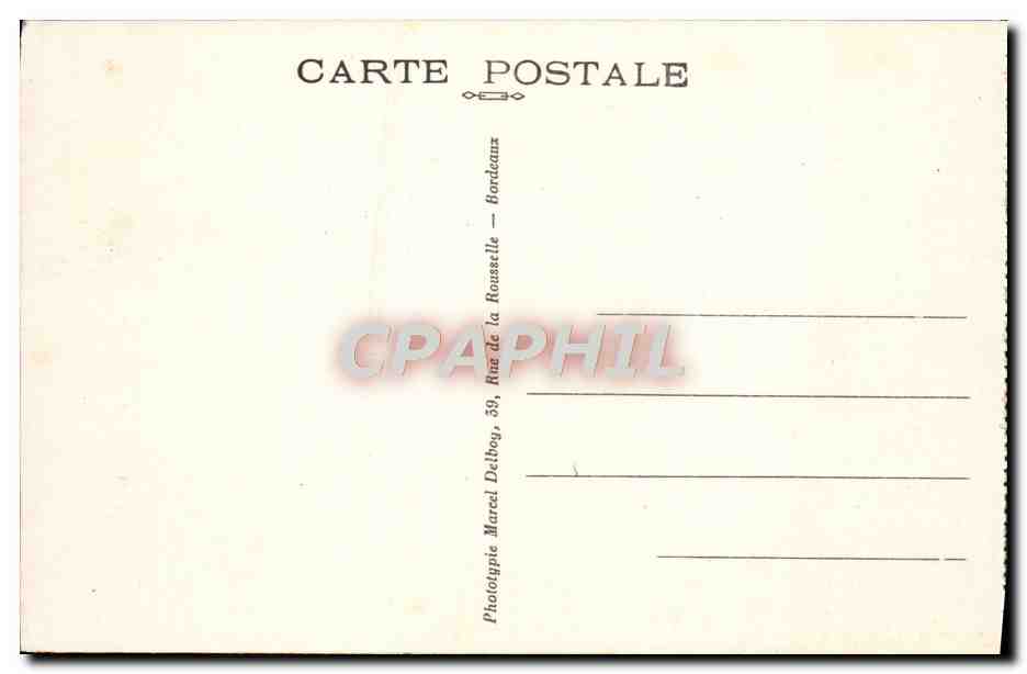 Pau (B.P.) — Caserne Bernadotte et le Monument 'A la Gloire du 18e Régiment' — Rückseite